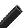 Ornament Protectie Usa Auto Tip U Negru, 2 x 65cm, Muchie, Grila, Universal