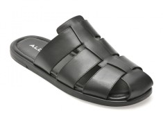 Papuci ALDO negri, MARAIS 001, din piele naturala