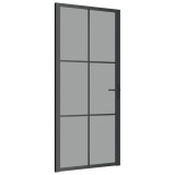 Cumpara ieftin Usa de interior, 93x201,5 cm, negru, sticla ESG si aluminiu