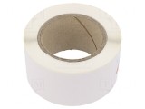 Etichetă Autoadezivă Albă 6mm x 15mm -40&divide;150&deg;C