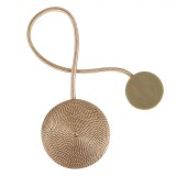 Broșă Perdele, Magnet, Diametru 7x39 cm, Material Poliester, Bej, Oem