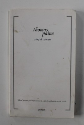 THOMAS PAINE - SIMTUL COMUN , 2013 foto