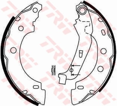 TRW GS8650 Set saboti frana foto
