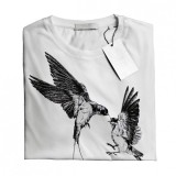 Tricou casual din bumbac 100% de barbati marimea L Birds love