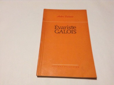 ANDRE DALMAS --EVARISTE GALOIS -RM2 foto