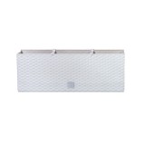 Cumpara ieftin Jardiniera decorativa, sistem irigare, imitatie ratan, alb, 30 L, 60x25x24 cm, Rato Case, Prosperplast