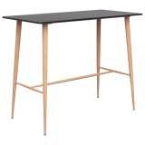 Cumpara ieftin Masa de bar, negru, 120 x 60 x 105 cm