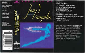 Casetă Jon And Vangelis &amp;ndash; The Best Of Jon And Vangelis, originală foto