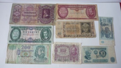 BANCNOTE STRAINE LOT 8 BUC. foto