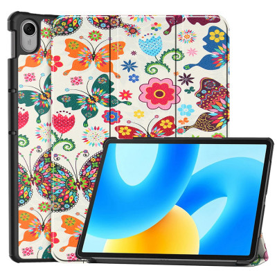 Husa tableta compatibila huawei matepad 11.5&amp;quot;, foldpro cu microfibra, auto sleep/wake, butterfly foto