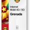 eSIM Internet Grenada, valabil 7 zile, trafic Nelimitat