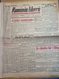 ziarul romania libera 15 aprilie 1949 - targu mures - cea mai mare fabica de mobila din tara
