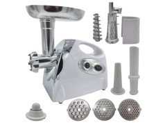 Masina electrica de tocat carne, 3000w, 4 in 1, adaptor rosii, cutit inox, 1.5kg/min Campion CMP0802S