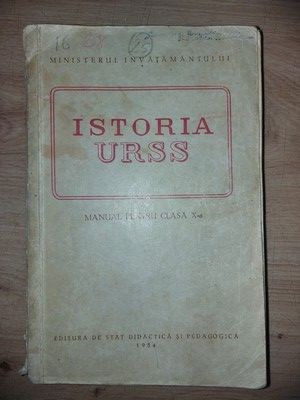 Istoria URSS. Manual pentru clasa a 10-a foto