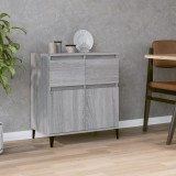 vidaXL Servantă, sonoma gri, 60x35x70 cm, lemn prelucrat