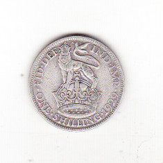 bnk mnd Anglia Marea Britanie 1 shilling 1929 , argint
