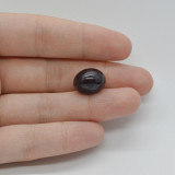 Cabochon granat stelar 14x11x8mm c77