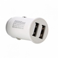 Incarcator Auto, Remax Roki Series, 2x USB 2.4A, Alb foto