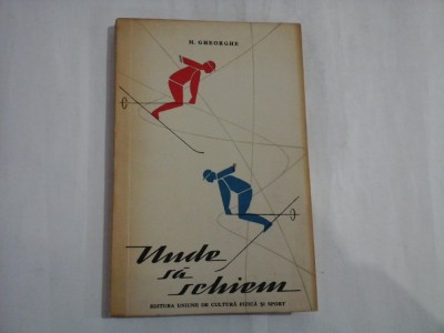 UNDE SA SCHIEM Terenuri si pirtii de schi (ghid) - M. GHEORGHE foto