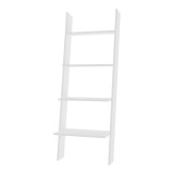 Cumpara ieftin Biblioteca scara Serjiane alb din melamina 56x30x150 cm