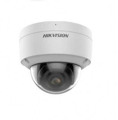 Camera supraveghere ColorVu IP Dome 2 Megapixeli Lentila 2.8mm PoE Slot Card Microfon Hikvision DS-2CD2127G2-SU28C SafetyGuard Surveillance foto