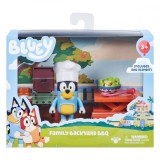 Set de joaca Bluey, cu figurine, Gradina