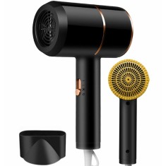 Uscator de par pentru casa sau calatorii, alimentare 220V, culoare Neagra,