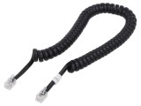 Cablu spiralat telefon RJ10, 4m, DIGITUS