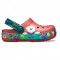 Saboți Crocs Fun Lab Holiday Lights Clog K Rosu - Pepper/White