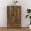 VidaXL Dulap &icirc;nalt, stejar fumuriu, 70x31x115 cm, lemn prelucrat 817474