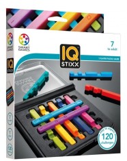 Smart Games , IQ Stixx, joc de logica cu 120 de provocari, 7+ ani