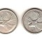 SV * Canada LOT 2 x 25 CENTS 1956 + 1968 * ARGINT .800 * VF+ / XF