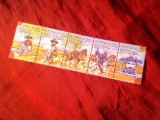 Serie Australia 1990 - Folclor , Straif 5 valori