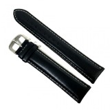 Curea Ceas XXL Piele Naturala Neagra 18mm 20mm 22mm 24mm WZ4459