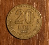 Cumpara ieftin Moneda 20 Lei 1995, Rom&acirc;nia, Luciu Parțial