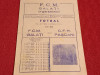 Program meci fotbal FCM GALATI - CFR PASCANI (23.05.1976)