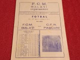 Program meci fotbal FCM GALATI - CFR PASCANI (23.05.1976)