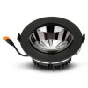 SPOT LED 10W 4000K ALB NEUTRU - NEGRU, V-TAC