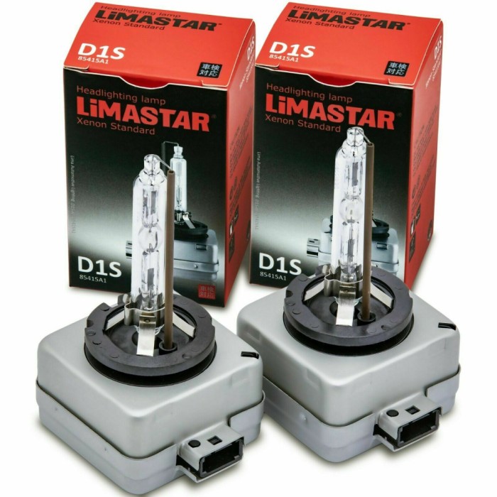 Set de 2 becuri Xenon D1S Limastar 6000K 35W cu lumina alb-rece Universale