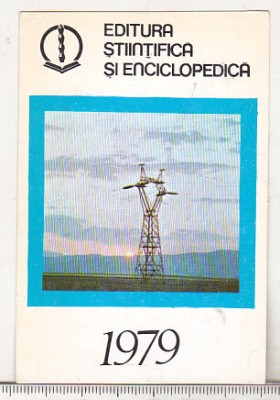 bnk cld Calendar de buzunar - 1979 - Editura Stiintifica si Enciclopedica foto