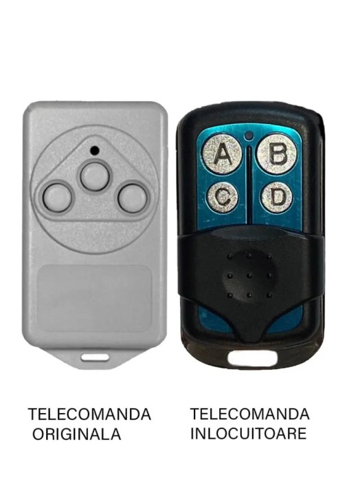 Telecomanda inlocuitoare poarta garaj de 2 si 4 canale cod fix 433.92MHz Proteco TX433 compatibila cu originalul (844)
