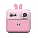 Set camera instantanee pentru copii, flippy, ecran hd 2.4&#039;&#039;, 24mp, 720p video, 1200 mah, cu functie de printare alb-negru, cablu usb-c, bluetooth, com