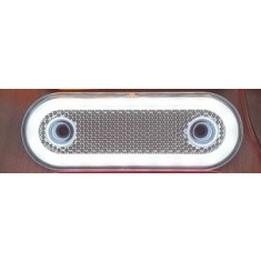 Lampa gabarit alb tip neon cu suport FR0295B