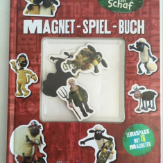 Carte magnetica pt copii, limba germana, Magnet - Spiel - Buch cu Shon das Schaf