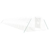 Cumpara ieftin Sera cu cadru din otel, alb, 66 m&sup2;, 22x3x2 m