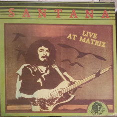 Disc vinil, LP. LIVE AT MATRIX-SANTANA