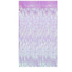 Perdea franjurata, flippy, model decor petrecere, pentru fundal de poze, amenajare colorata a petrecerii, dimensiune 100x200 cm, roz
