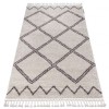 Covor Berber Asila B5970 cremă si maro Franjuri shaggy pletos, 120x170 cm, Dreptunghi, Polipropilena