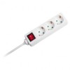 PRELUNGITOR 3 CAI CU INTRERUPATOR 1.5M( 3G1.5MM2) ALB, V-TAC