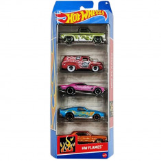 Set masinute Hot Wheels, HW Flames, HTV47, 1:64 (5 modele)